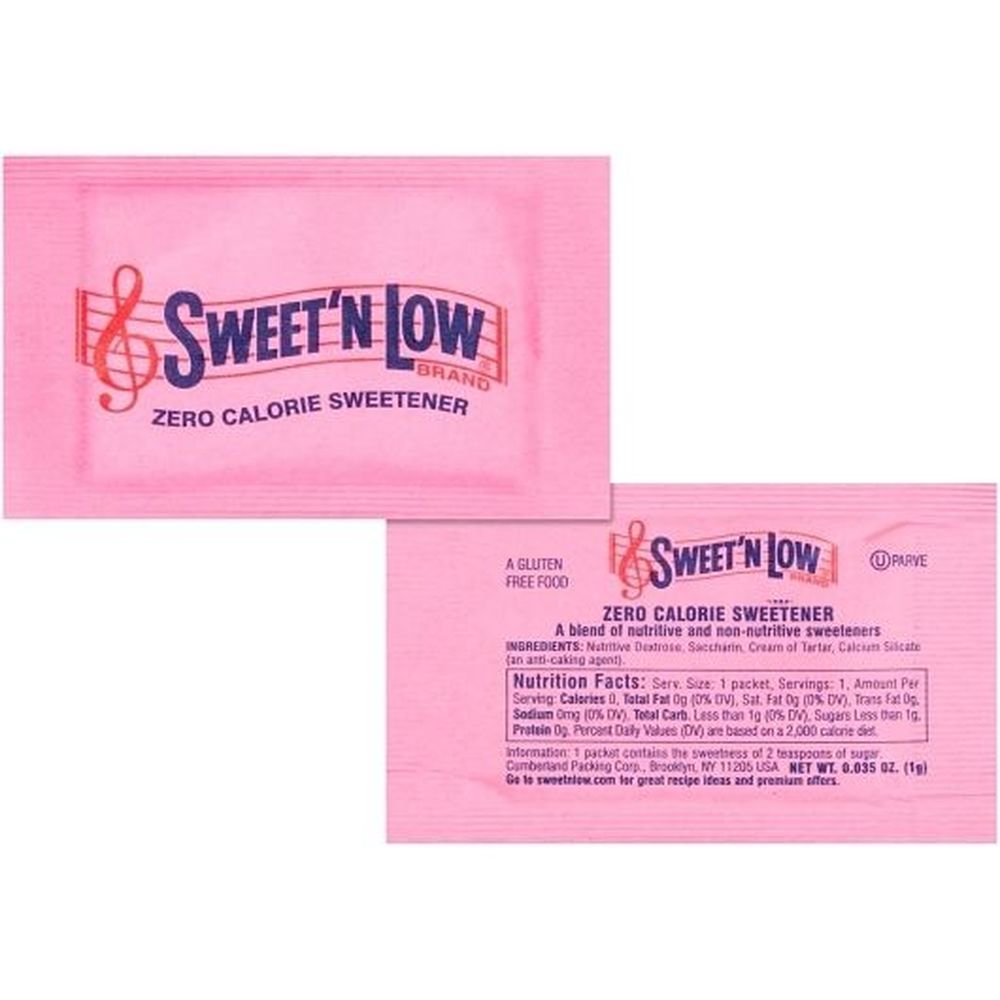 Sweet'n Low Zero Calorie Sweetener - Packets, 2000 Count