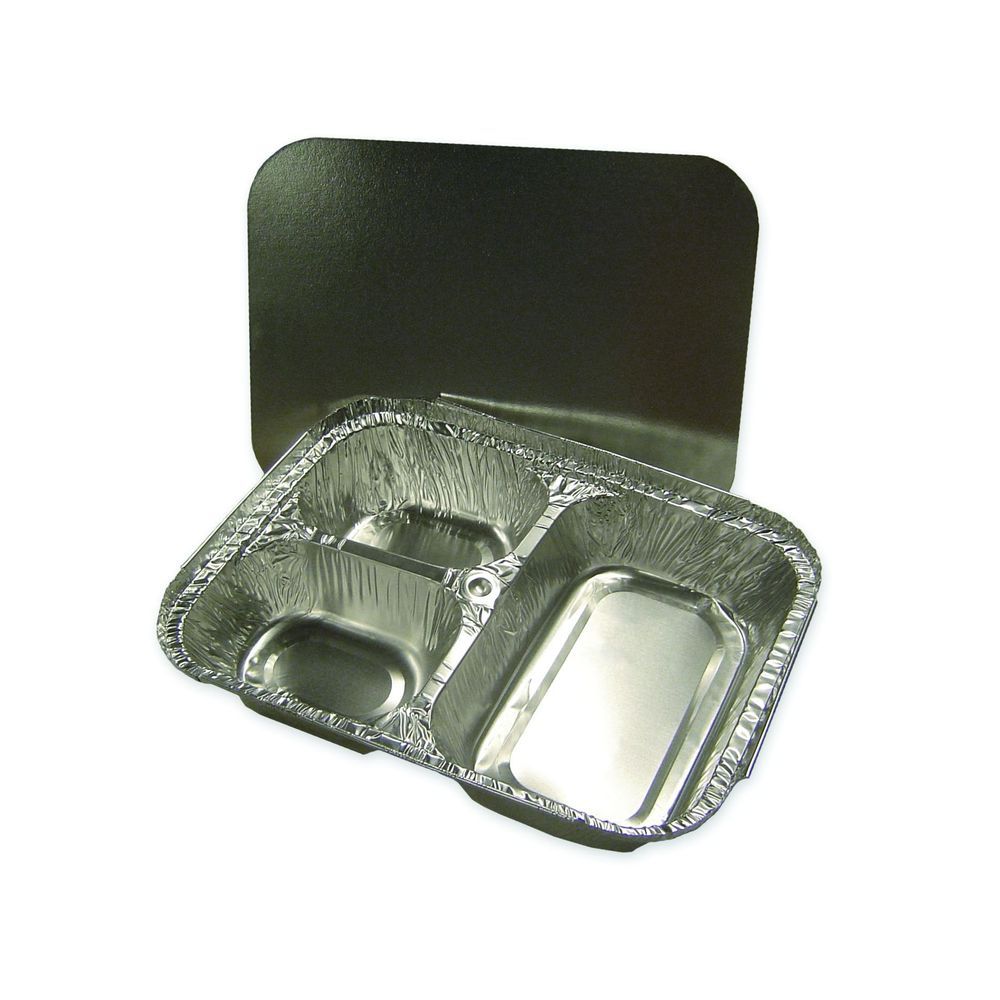 Western Plastics 3 Compartment High Divider Tray With Lid -- 200 Per Case