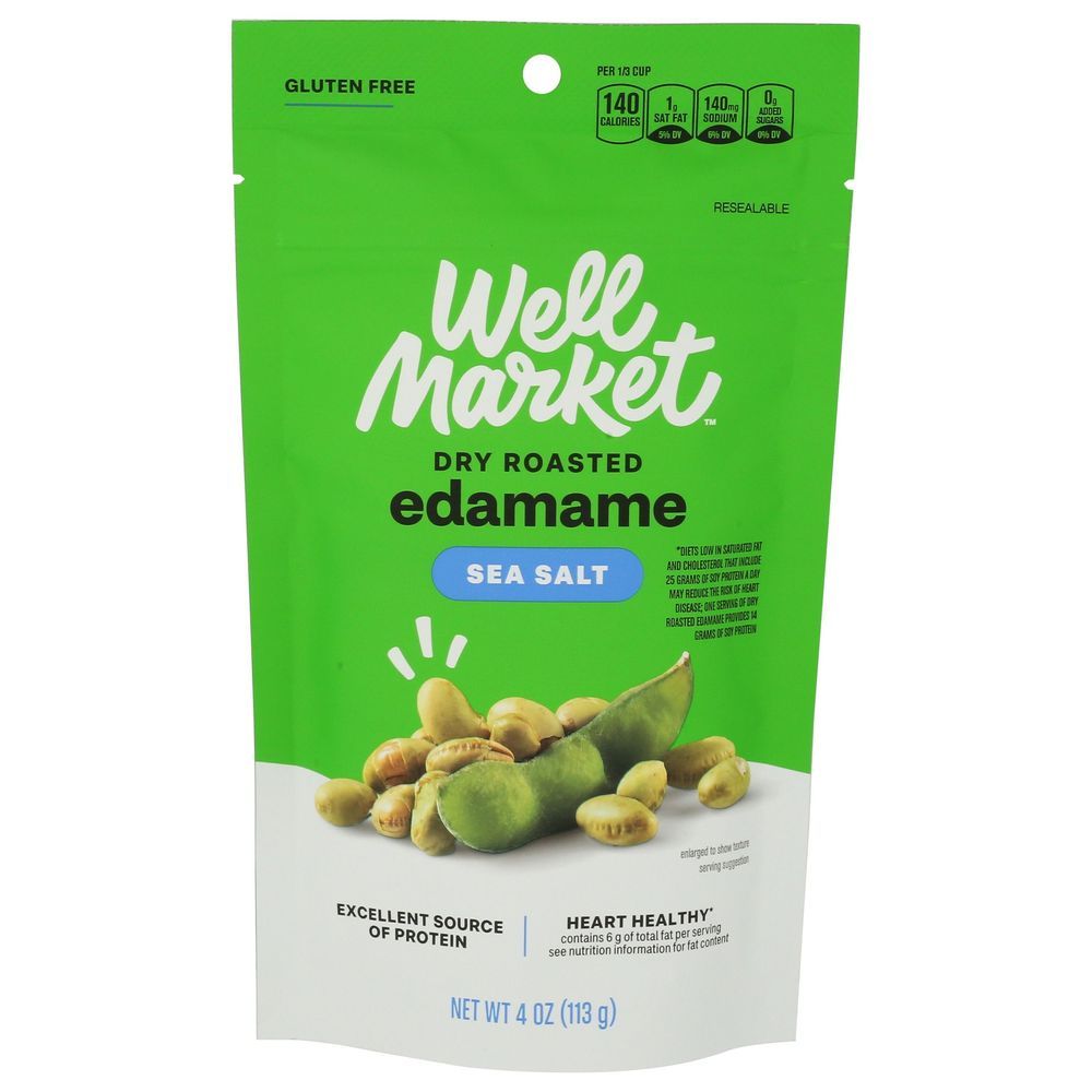 Seapoint Farms Dry Roasted Sea Salt Edmame, 4 Ounce -- 12 Per Case