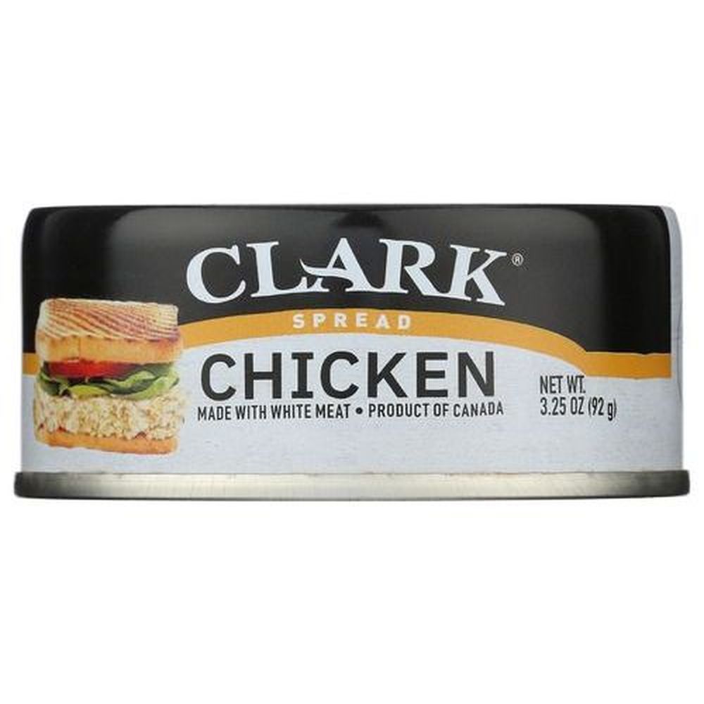 Clark Chicken Spread With White Meat, 3.25 Ounce -- 24 Per Case