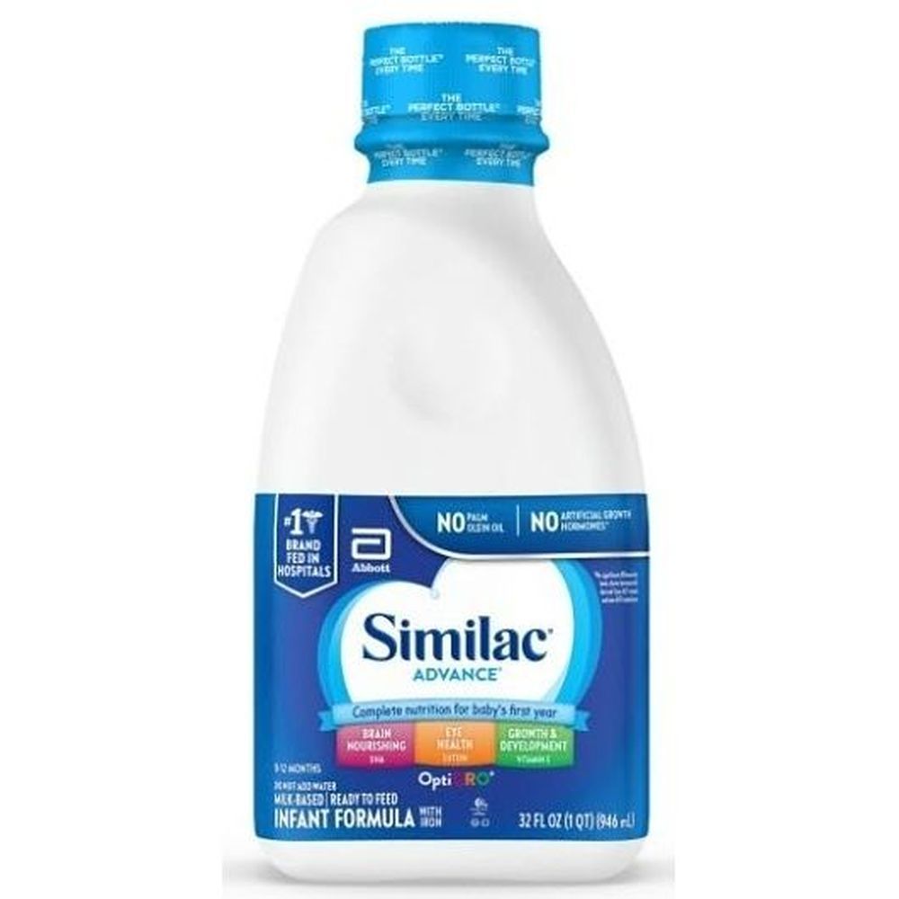 Similac Advance Early Shield Ready To Feed Infant Formula With Iron, 32 Fluid Ounce -- 6 Per Case