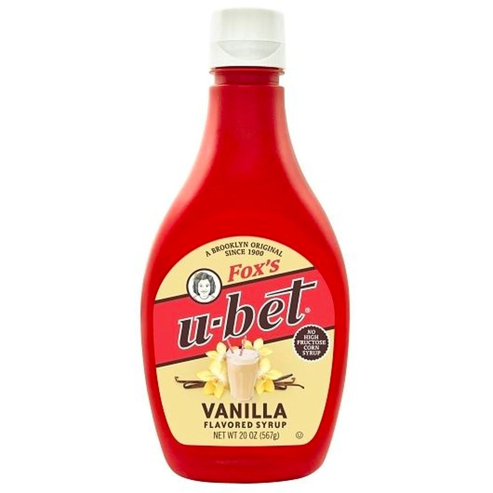 Foxs U-bet Vanilla Flavored Syrup, 20 Ounce -- 12 Per Case
