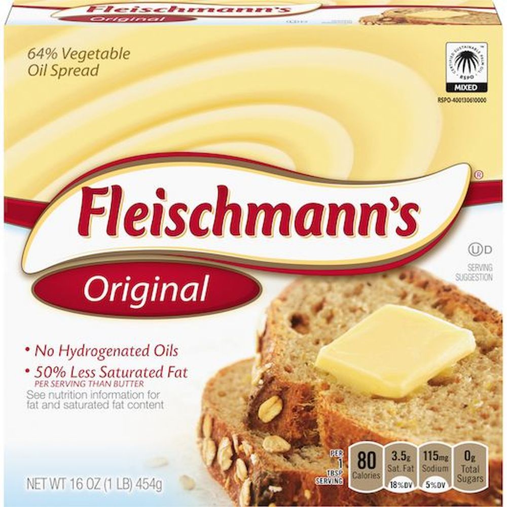 Fleischmann's Solid Margarine Stick, 1 Pound -- 18 Per Case
