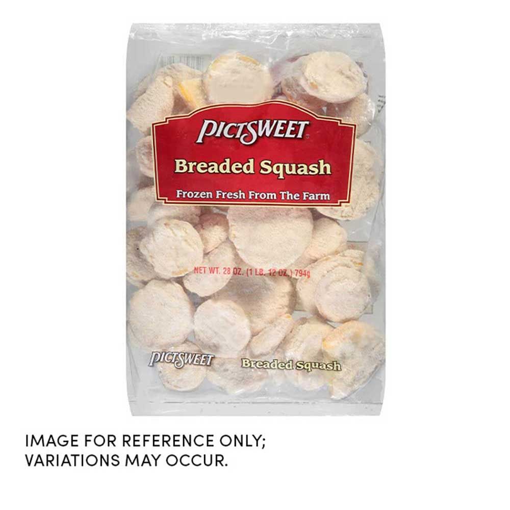 Commodity Vegetables Breaded Squash, 2 Pound -- 6 Per Case