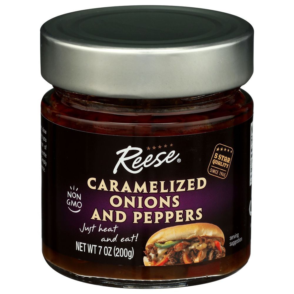 Reese Caramelized Onions And Peppers, 7 Ounce -- 6 Per Case