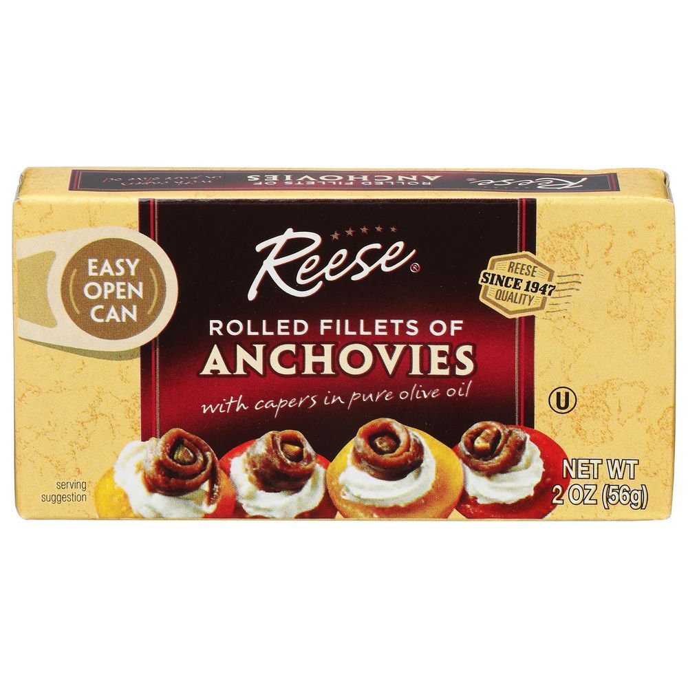 Reese Rolled Anchovies, 2 Ounce -- 10 Per Case