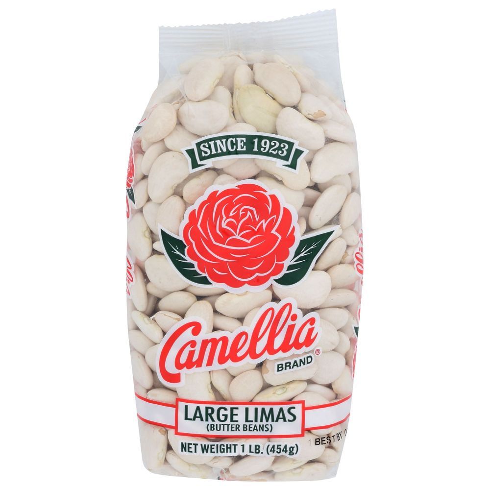 Camellia Large Limas Butter Beans, 16 Ounce -- 12 Per Case