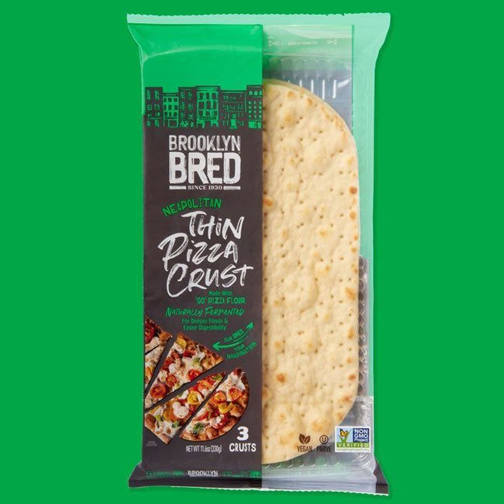 Brooklyn Bread Racetrack Style Neapolitan Thin Pizza Crust, 11.6 Ounce -- 12 Per Case