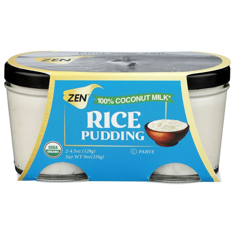 Zen Organic Coconut Rice Pudding, 9 Ounce -- 6 Per Case