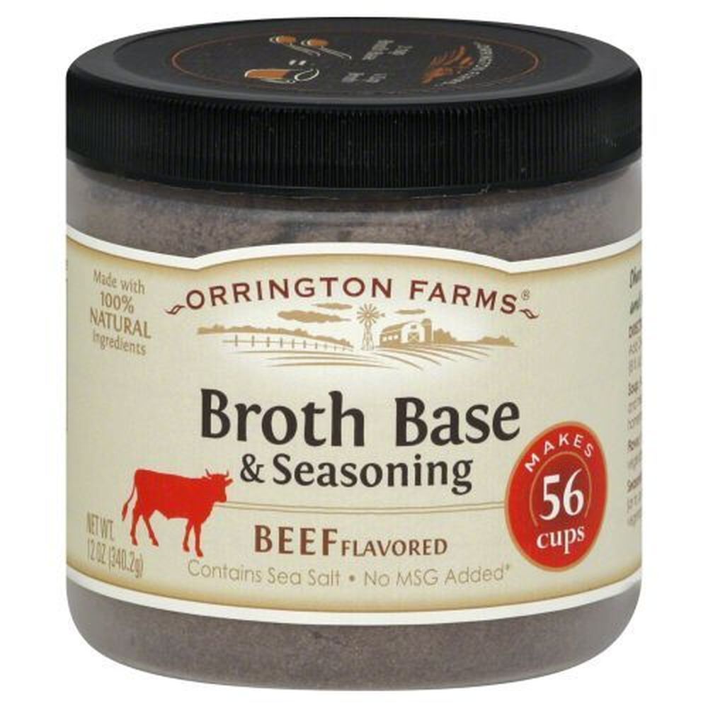 Orrington Farms Granulated Beef Flavored Soup Base, 12 Ounce -- 6 Per Case