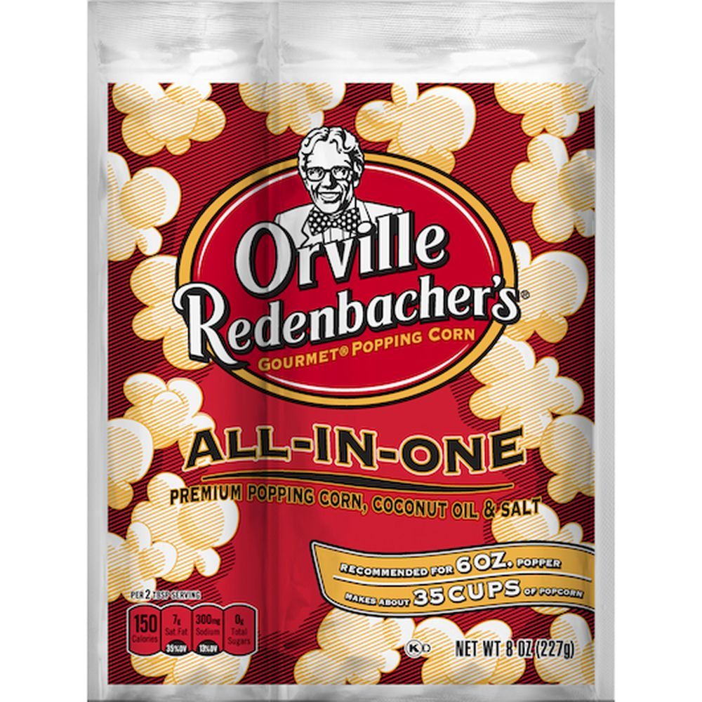 Orville Redenbacher's All-in-one Coconut Oil Popcorn, 8 Ounce -- 36 Per Case