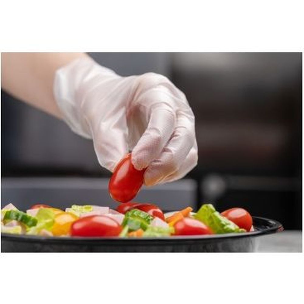 Amercareroyal Awear Clear Synthetic Hybrid Medium Powder-free Gloves -- 1000 Per Case