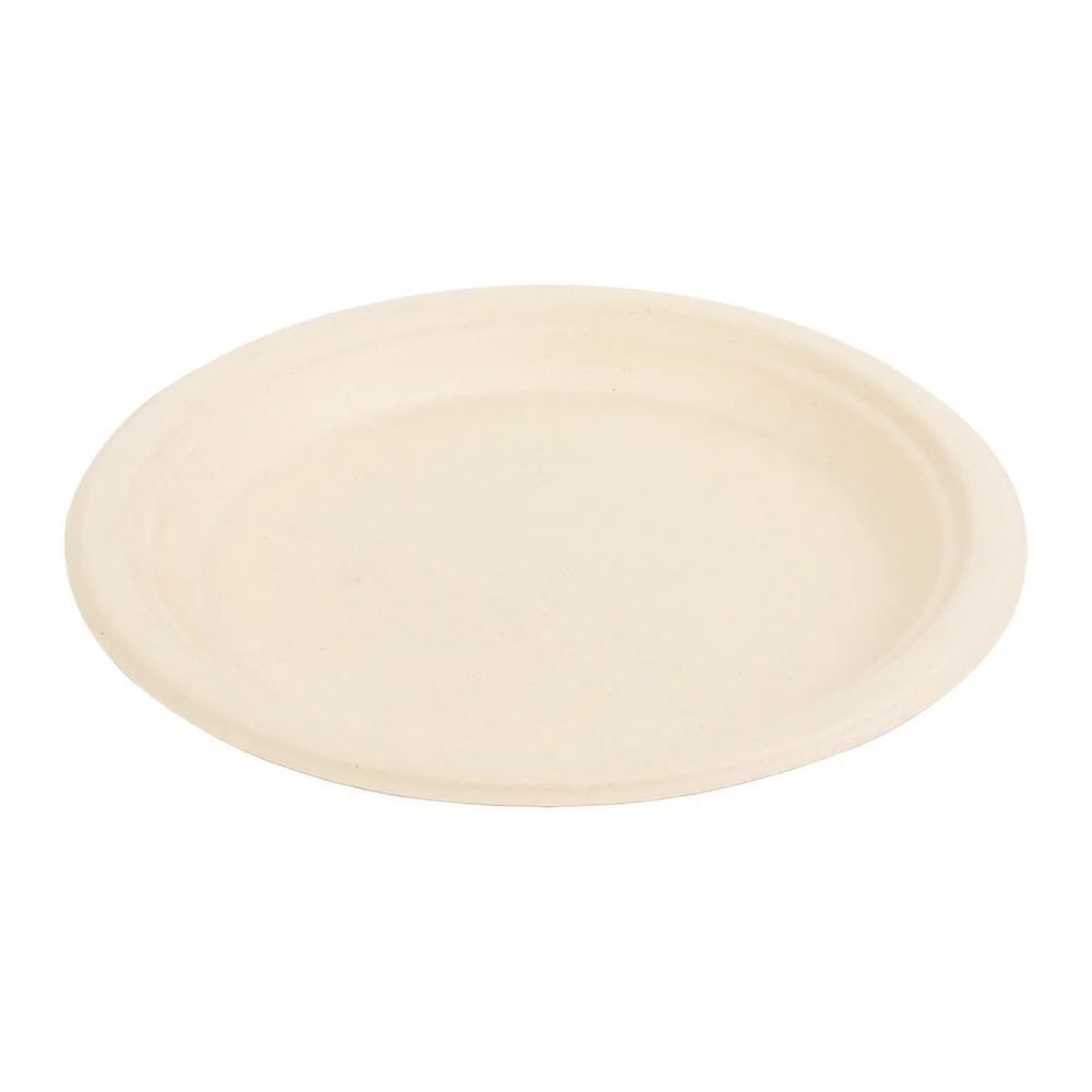Primeware Natural Npfa Molded Fiber Round Plate, 9 Inch -- 500 Per Case