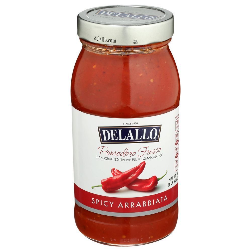 Delallo Spicy Arrabbiata Sauce, 25.25 Ounce -- 6 Per Case