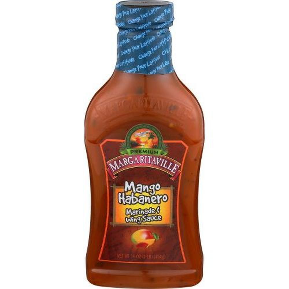 Margaritaville Mango Habanero Marinade And Wing Sauce, 16 Ounce -- 6 Per Case
