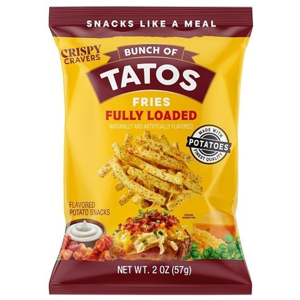 Crispy Cravers Bunch Of Tatos Fully Loaded Fries, 2 Ounce -- 6 Per Case
