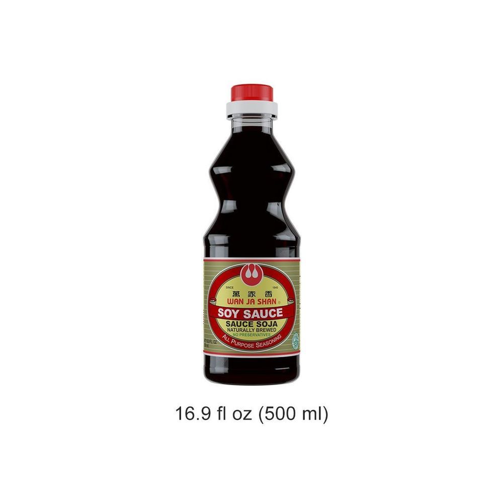 Wanjashan Soy Sauce, 16.9 Fluid Ounce -- 12 Per Case