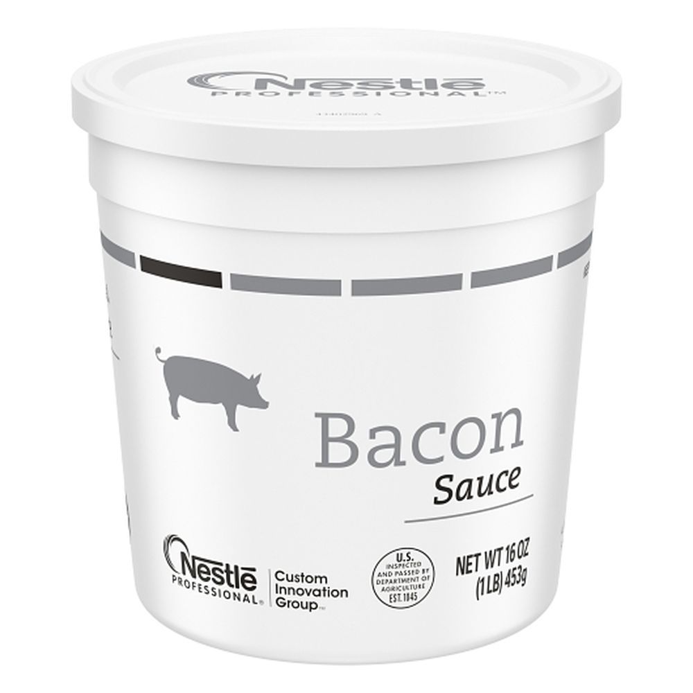 Custom Non-exclusive Bacon Sauce, 16 Ounce Tub -- 36 Per Case