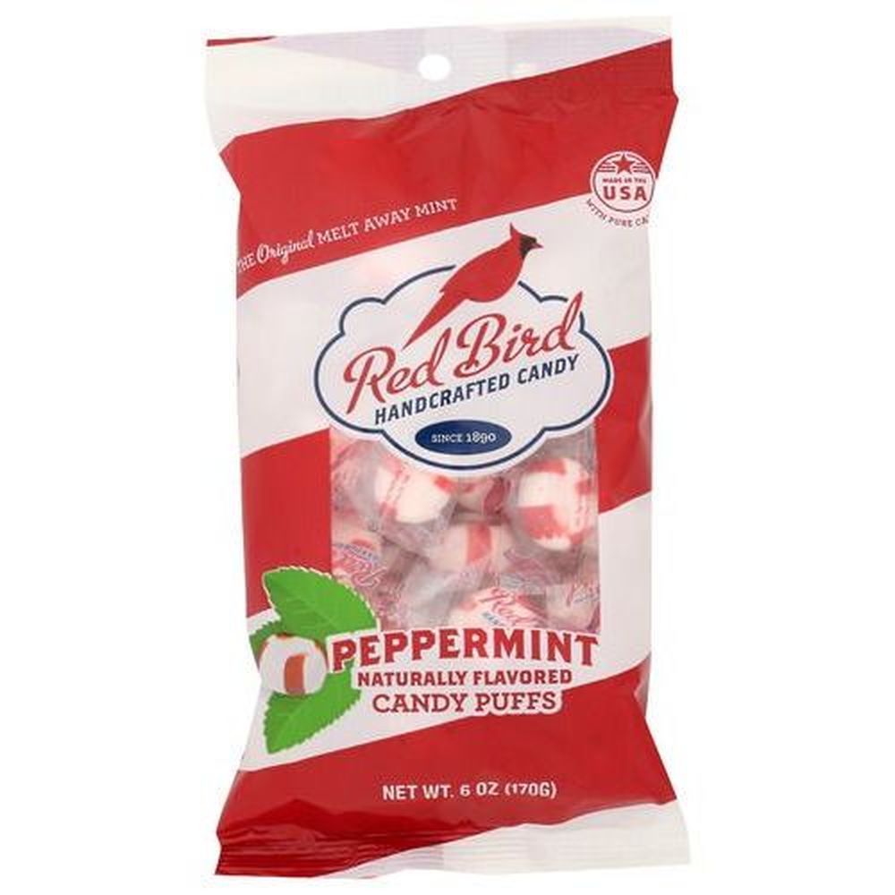 Red Bird Soft Peppermint Puffs Candy, 6 Ounce -- 24 Per Case