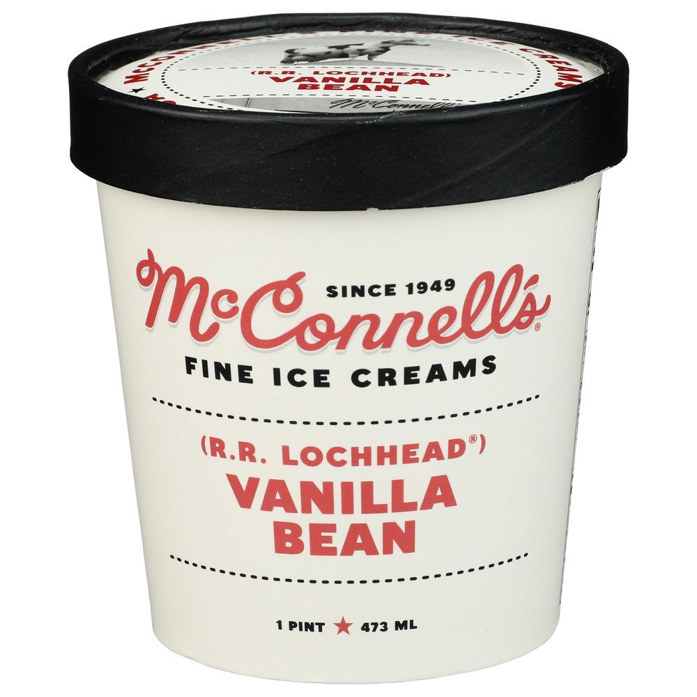 Mcconnell's Vanilla Bean Ice Cream, 1 Pint -- 8 Per Case