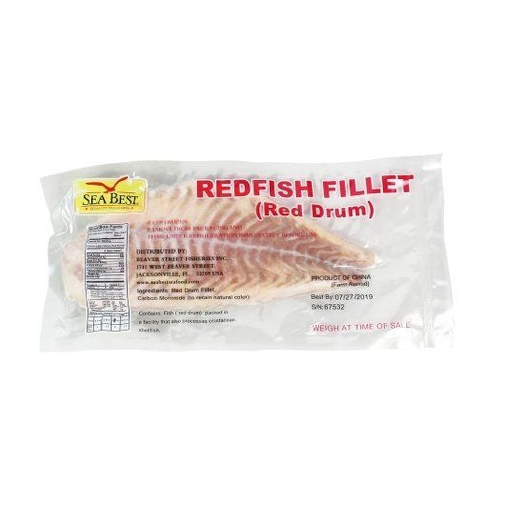 Sea Best Skinless Boneless Redfish Fillet, 10 Pound