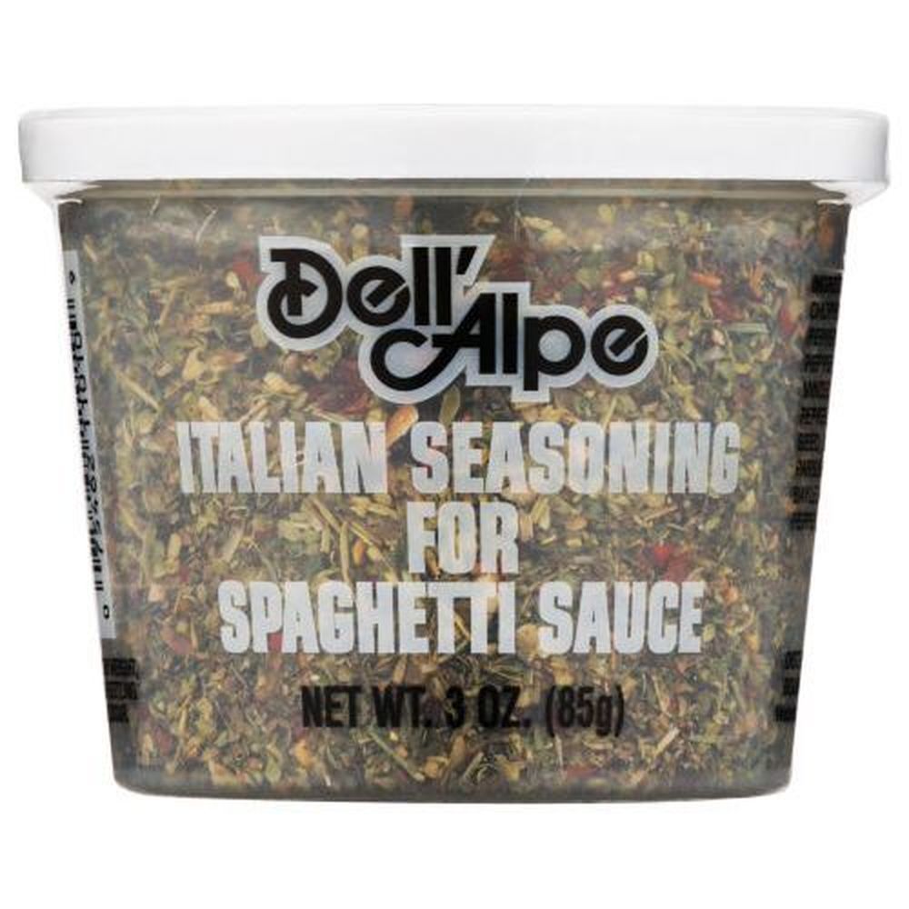 Dell Alpe Italian Seasoning For Spaghetti Sauce, 3 Ounce -- 12 Per Case