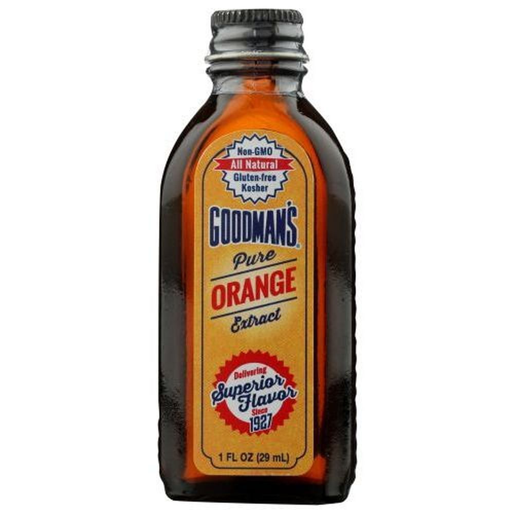 Goodman's Pure Orange Extract, 1 Fluid Ounce -- 6 Per Case