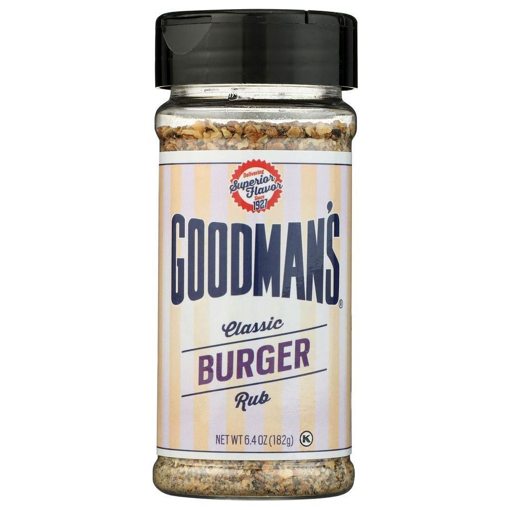 Goodman's Classic Burger Rub Seasoning, 6.4 Ounce -- 6 Per Case