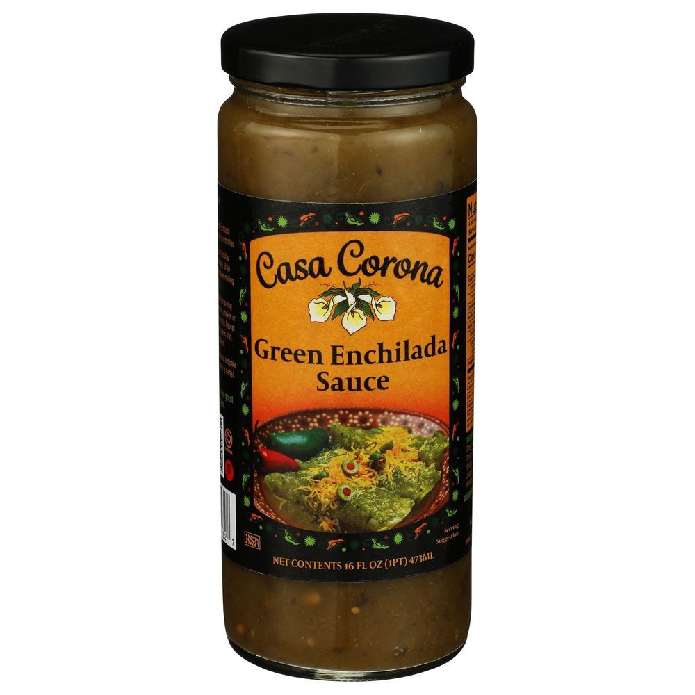 Casa Corona Green Enchilada Sauce, 16 Ounce -- 6 Per Case