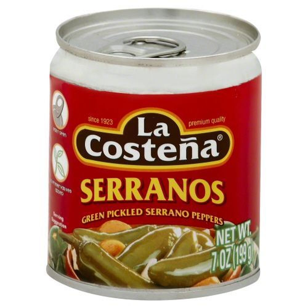 La Costena Serrano Pepper, 7 Ounce -- 12 Per Case