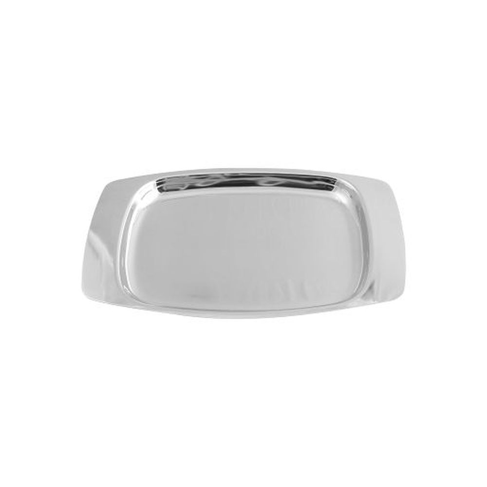 Walco Soprano 9 Inch 18/10 Stainless Rectangle Cash Tray, 10 Count