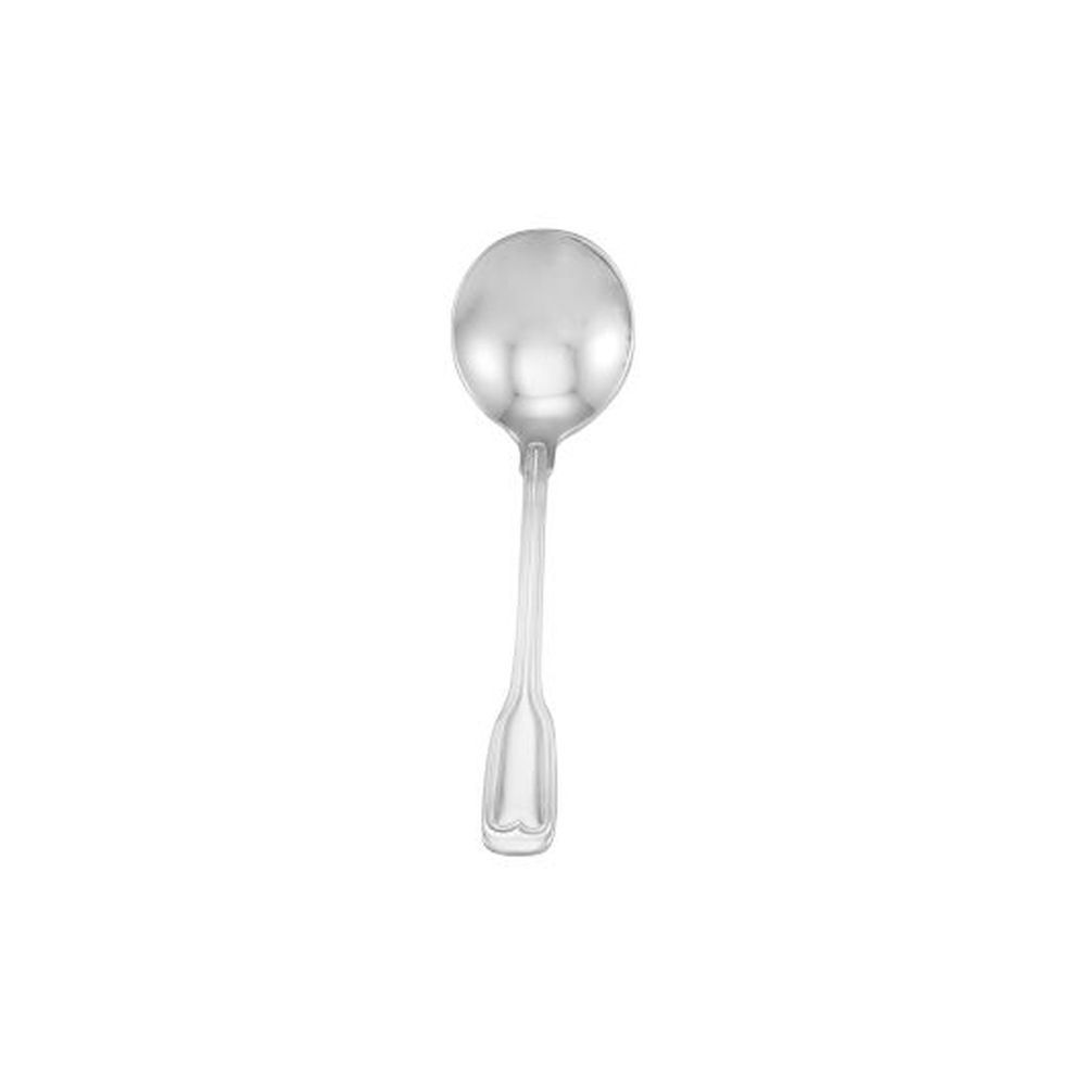 Walco Hallmark Luxor 6 Inch 18/10 Stainless Round Bowl Soup Spoon, 24 Count