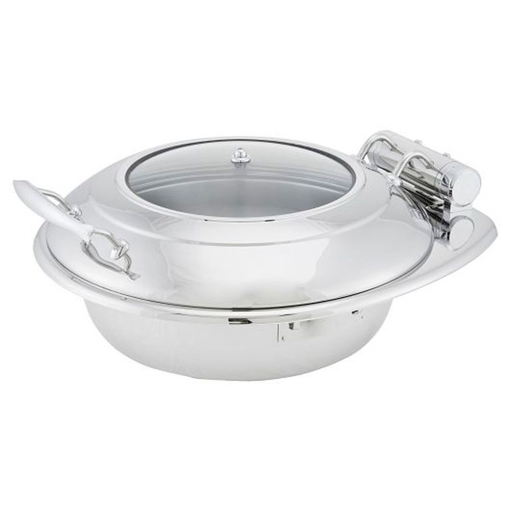 Walco Idol 18/10 Stainless Induction Round Chafer, 7 Quart Capacity