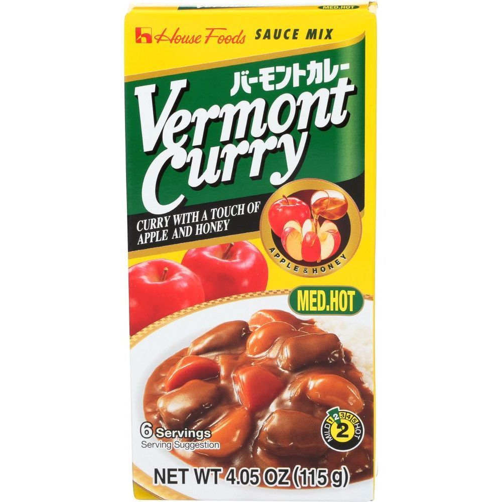 House Foods Medium Vermont Curry Sauce Mix, 4.05 Ounce -- 10 Per Case