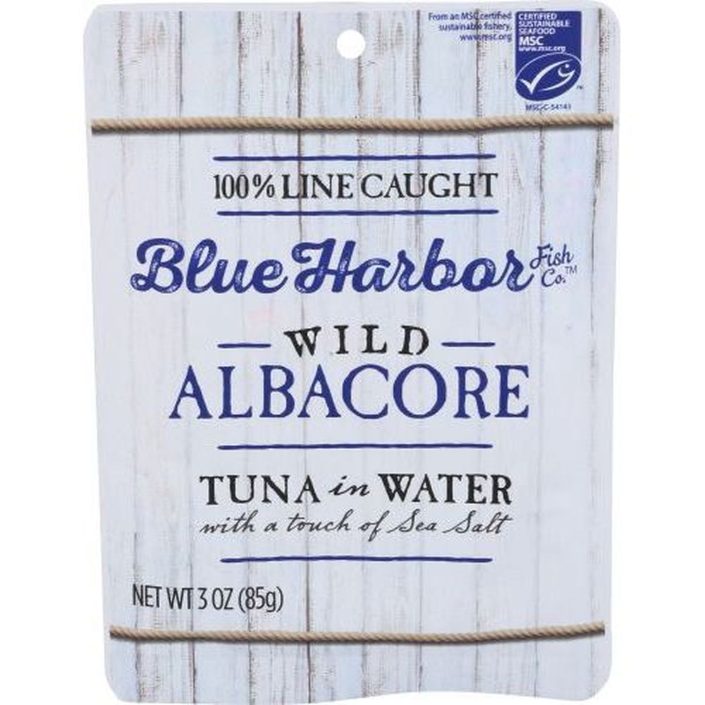Blue Harbor Wild Albacore Tuna In Water With Sea Salt, 3 Ounce -- 12 Per Case