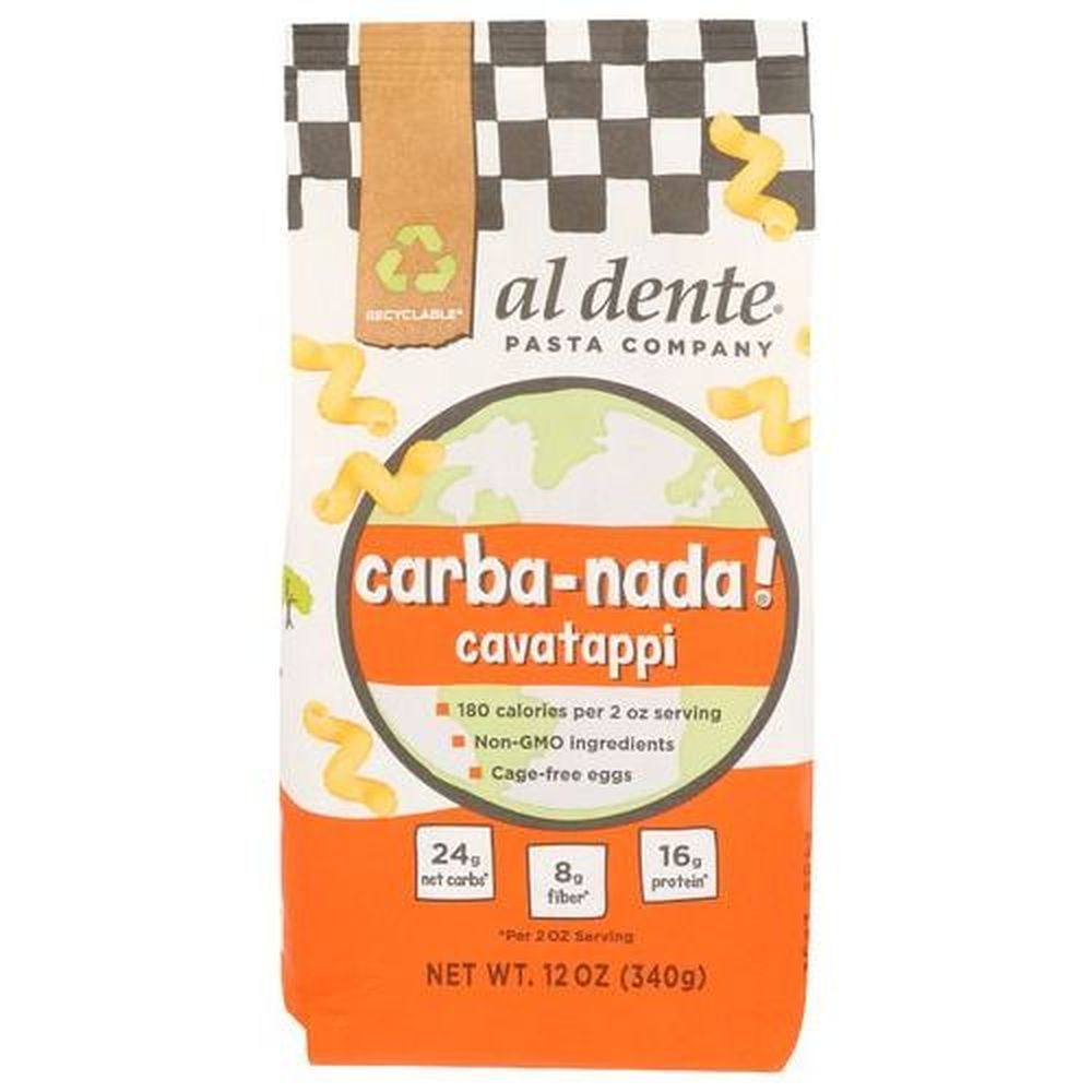 Al Dente Carba-nada Cavatappi Pasta, 12 Ounce -- 8 Per Case