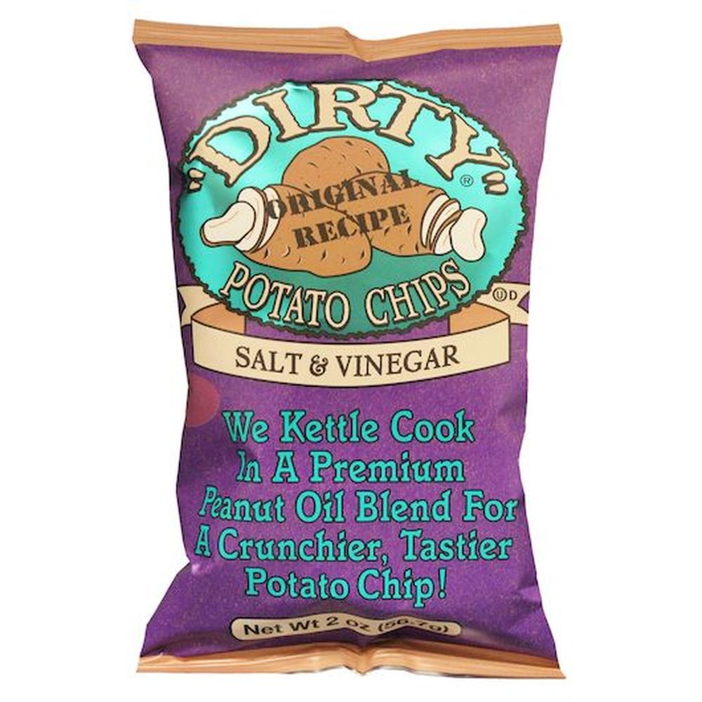 Dirty Sea Salt And Vinegar Potato Chips, 2 Ounce -- 25 Per Case