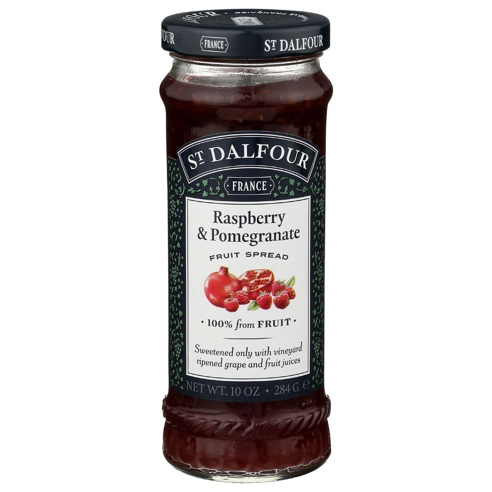 St Dalfour Raspberry And Pomegranate Fruit Spread, 10 Ounce -- 6 Per Case