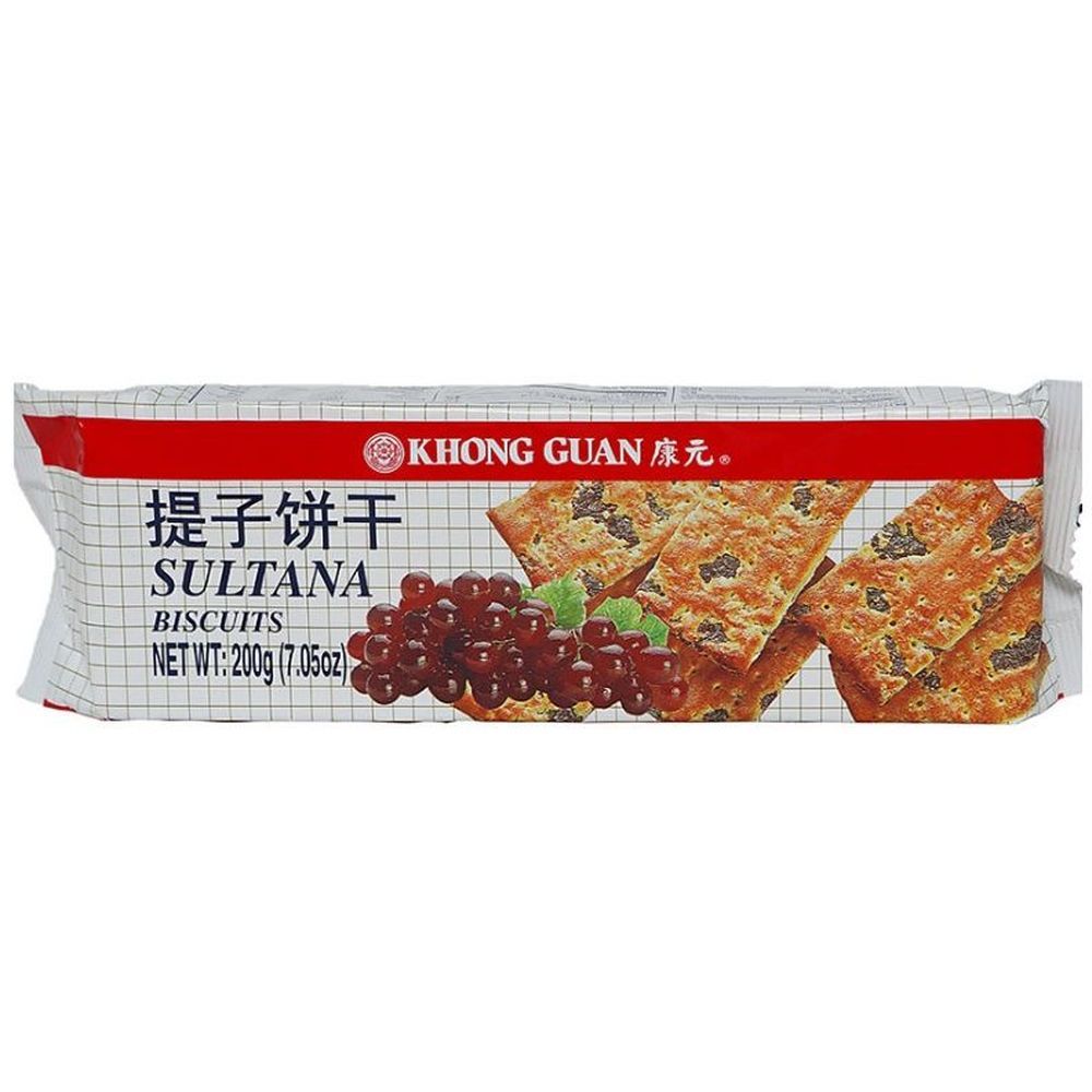 Khong Guan Sultana Biscuits, 7.05 Ounce -- 24 Per Case