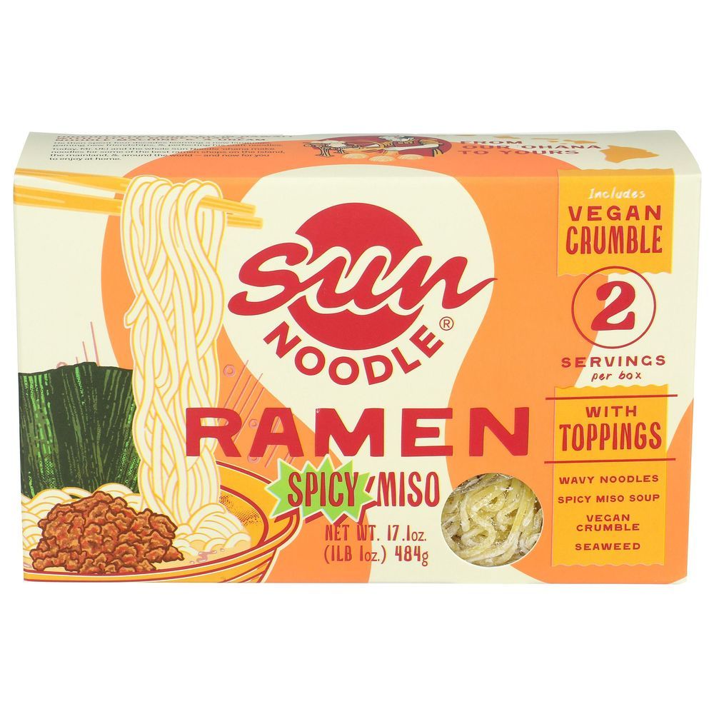 Sun Noodle Spicy Miso Ramen With Toppings, 17.1 Ounce -- 8 Per Case