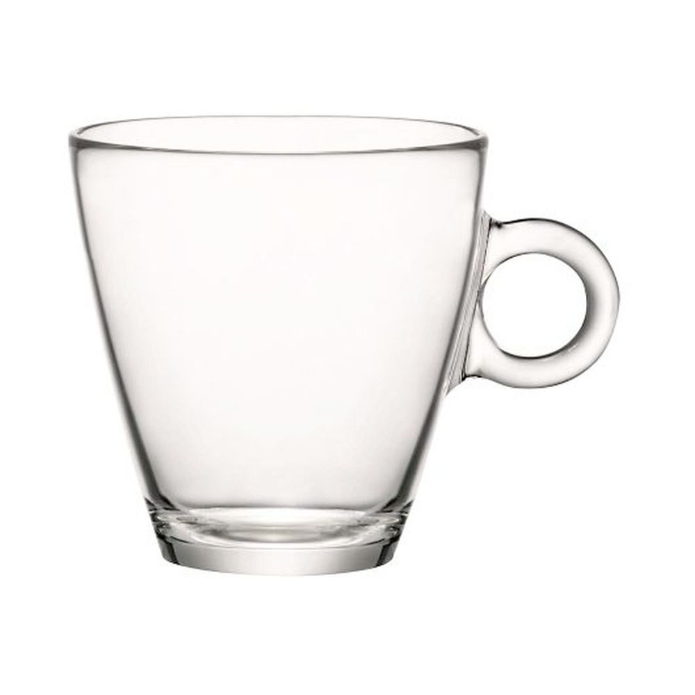 Bormioli Rocco Hot Drinks Glass 10.75 Ounce Coffee/tea Cup, 12 Count
