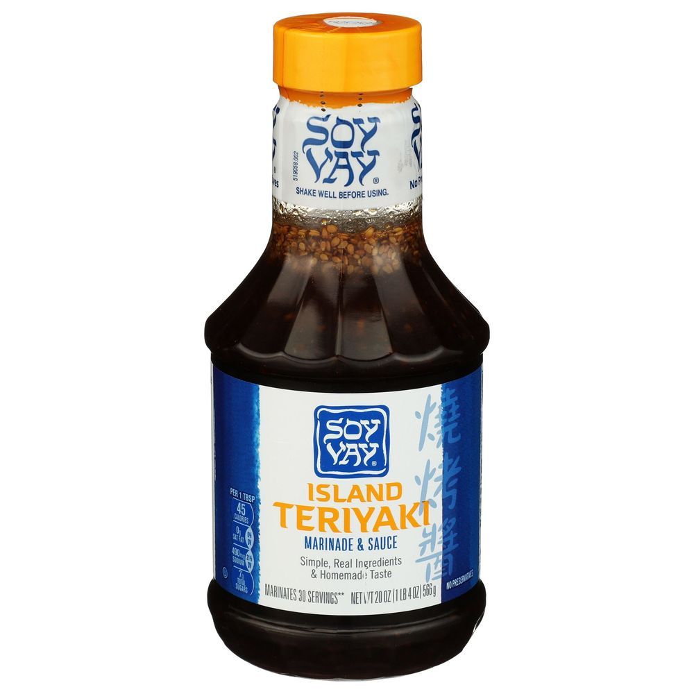 Soy Vay Island Teriyaki Marinade And Sauce, 20 Ounce -- 6 Per Case