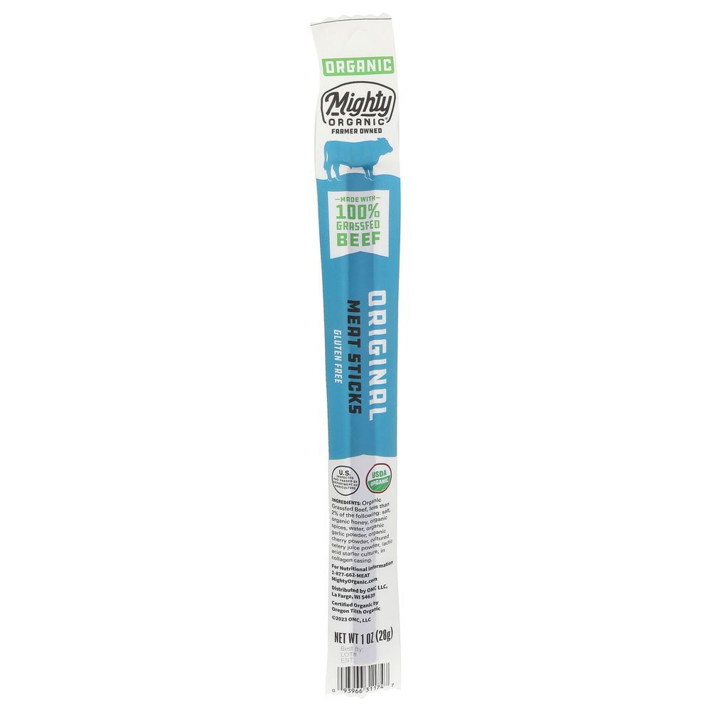 Mighty Organic Original Grassfed Beef Stick, 1 Ounce -- 24 Per Case