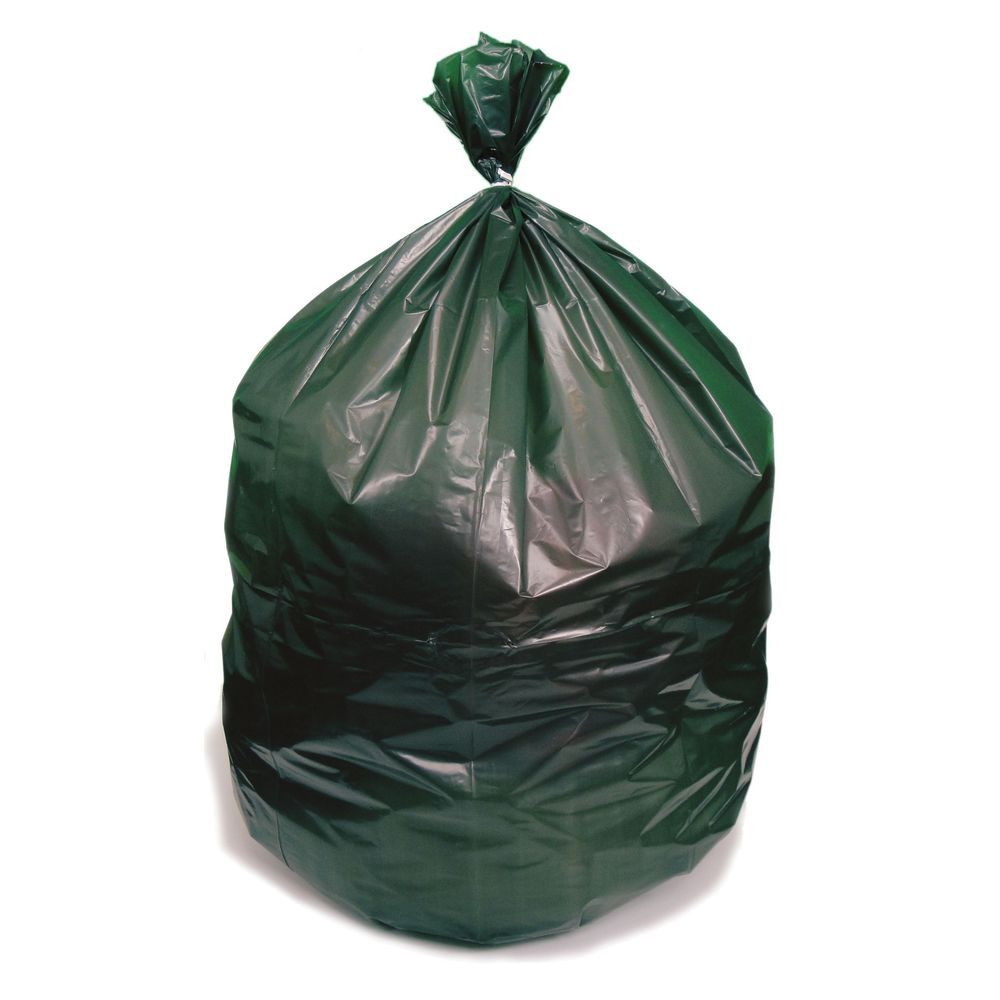 Heritage Bag Biotuf Green 1 Mil Low Density Compostable Coreless Roll Can Liner For 48 Gallon Can, 42 X 48 Inch -- 100 Per Case
