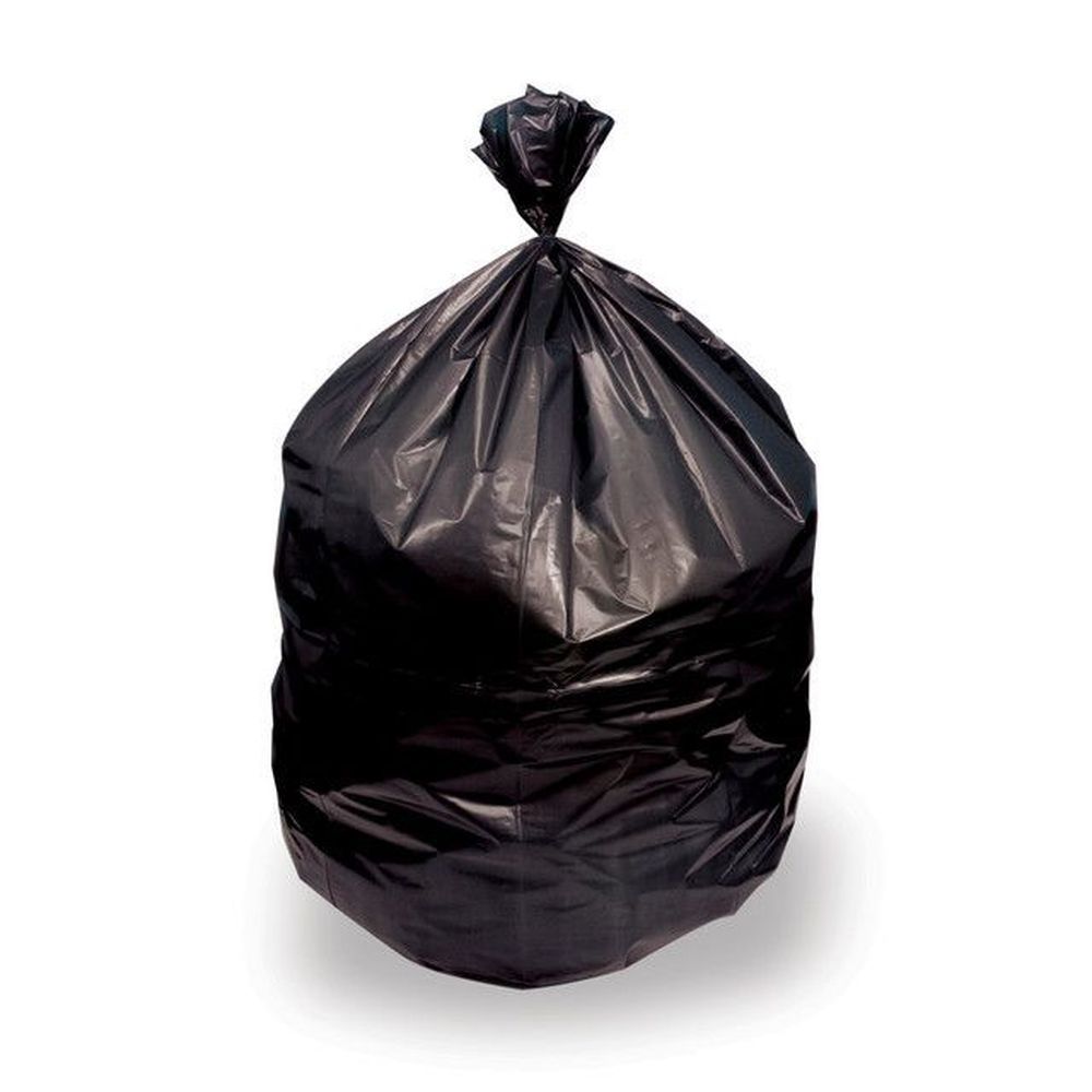 Accufit Black 1.3 Mil Lldpe Coreless Roll Can Liner For 23 Gallon Can, 28 X 45 Inch -- 200 Per Case