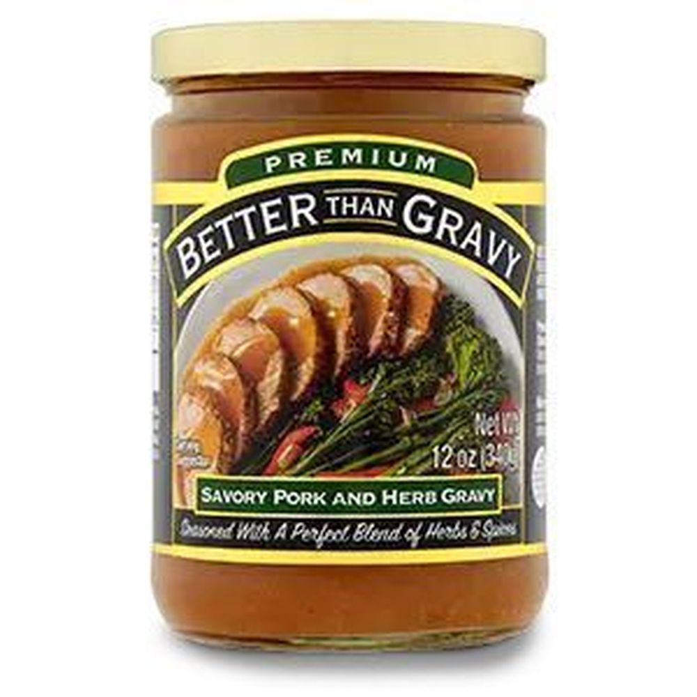 Better Than Gravy Savory Pork And Herb Gravy, 12 Ounce -- 12 Per Case