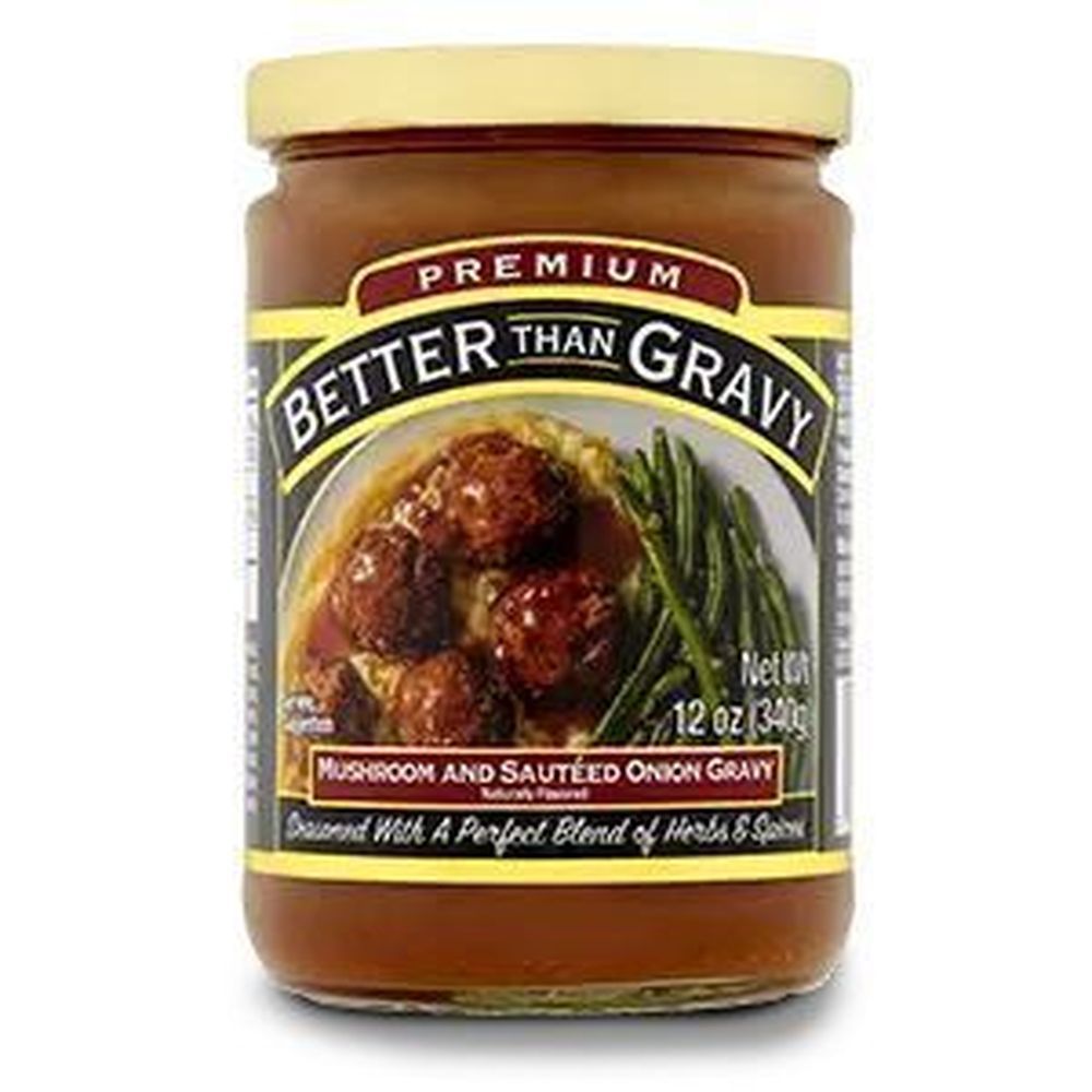 Better Than Gravy Mushroom And Sauteed Onion Gravy, 12 Ounce -- 12 Per Case