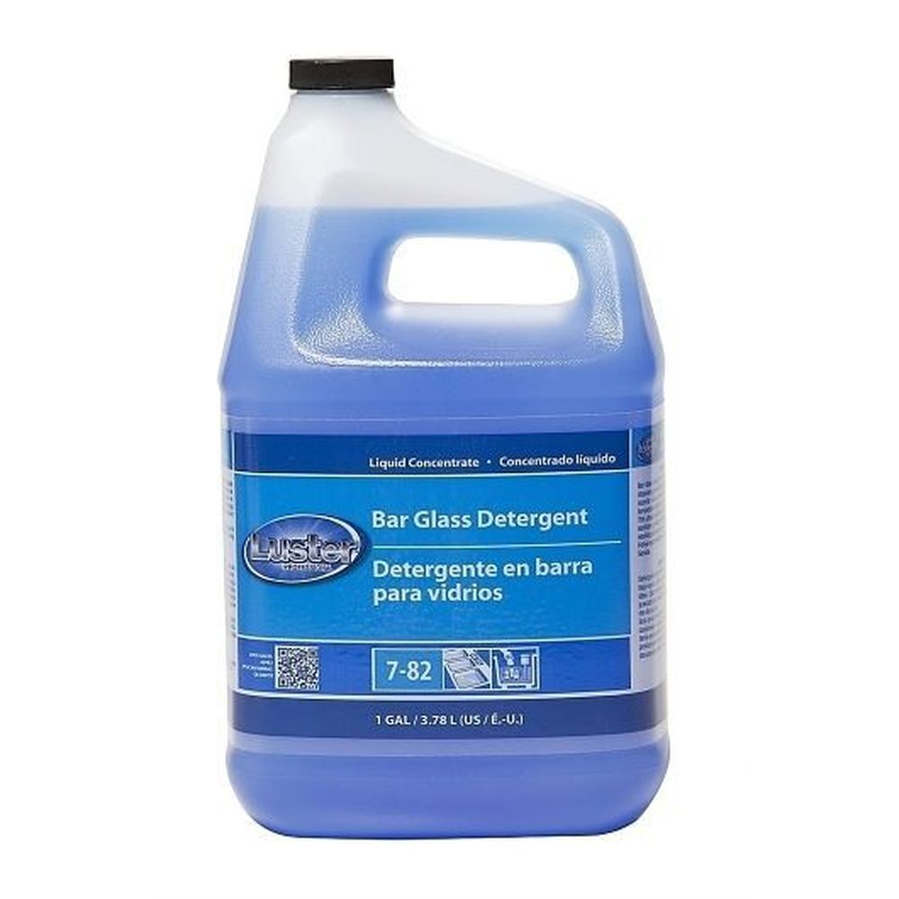 Luster Professional Bar Glass Detergent Concentrate, 1 Gallon -- 4 Per Case