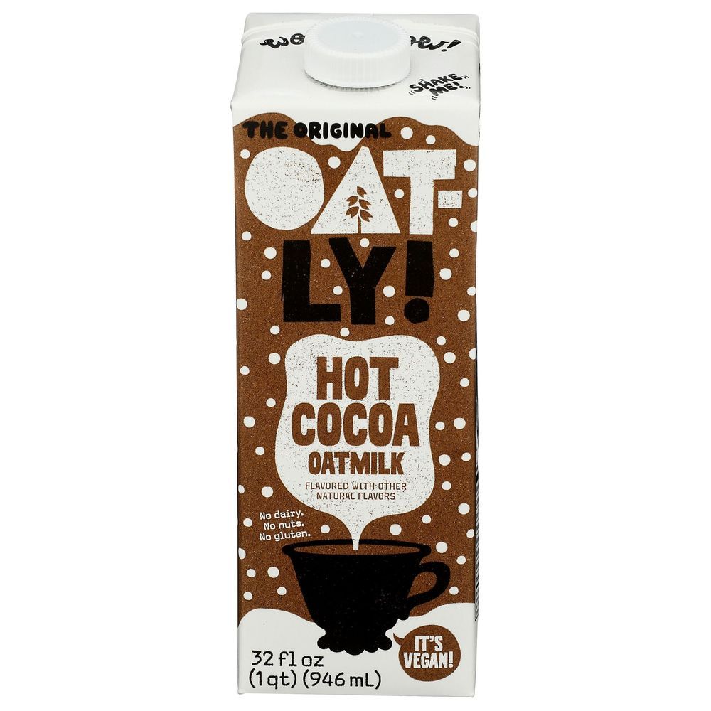 Oatly Hot Cocoa Oatmilk, 32 Fluid Ounce -- 6 Per Case