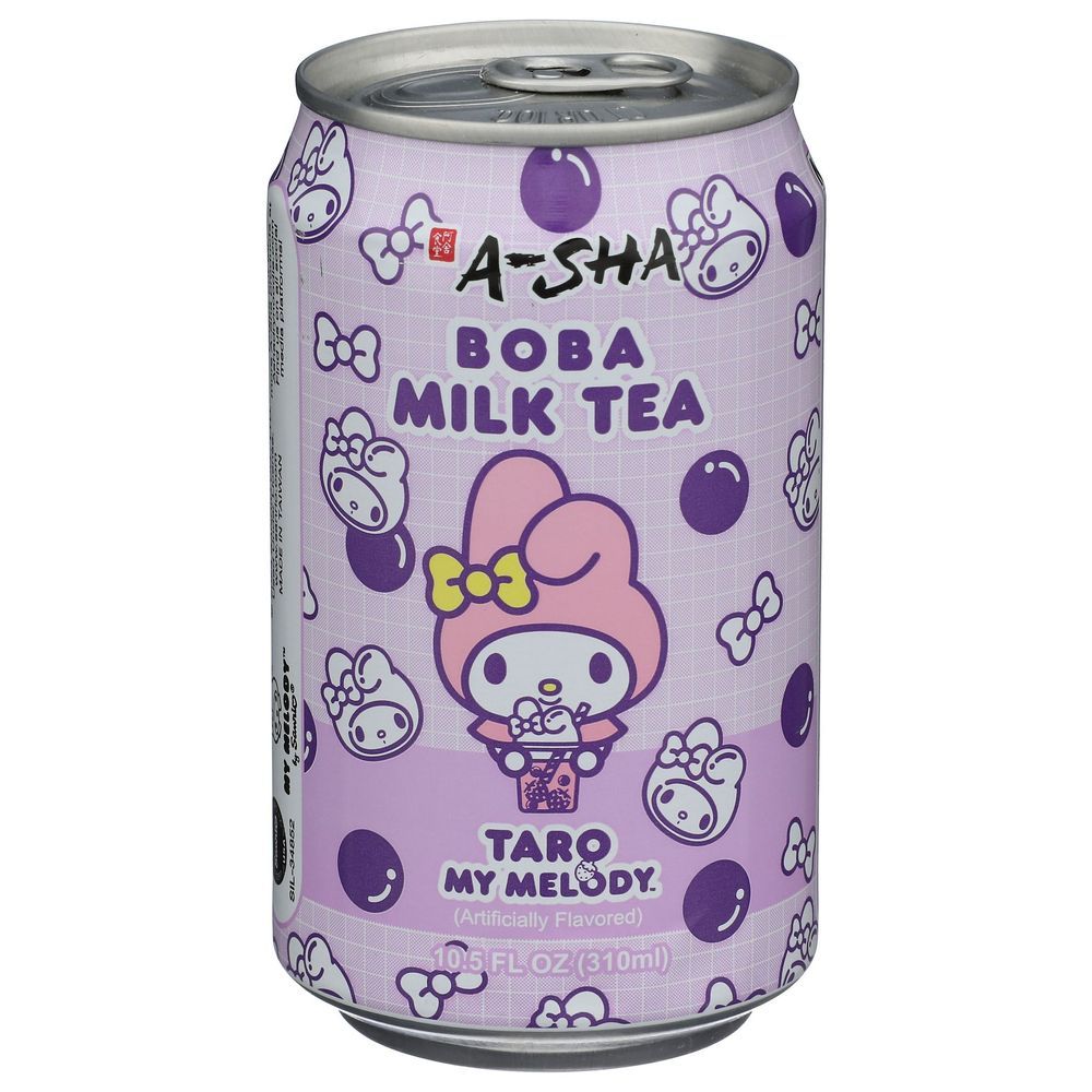 A-sha Taro My Melody Boba Milk Tea, 10.5 Fluid Ounce -- 12 Per Case